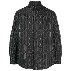 Palm Angels Monogram quilted overshirt