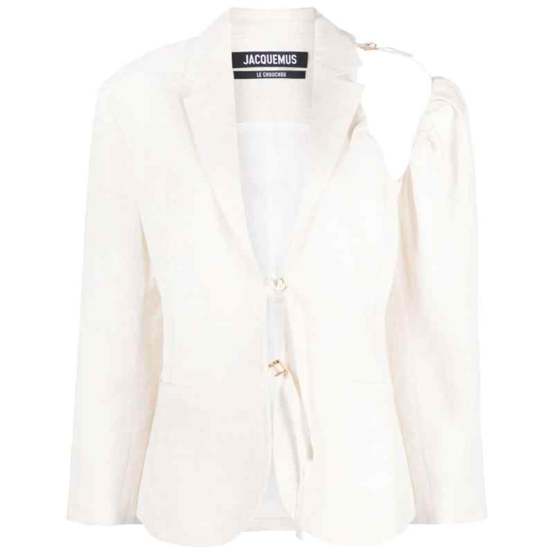 110147108-fw23-jacquemus-233ja0401069offwhite JACQUEMUS Jackets White