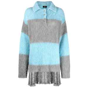 Etro Fringed-edge sweater minidress
