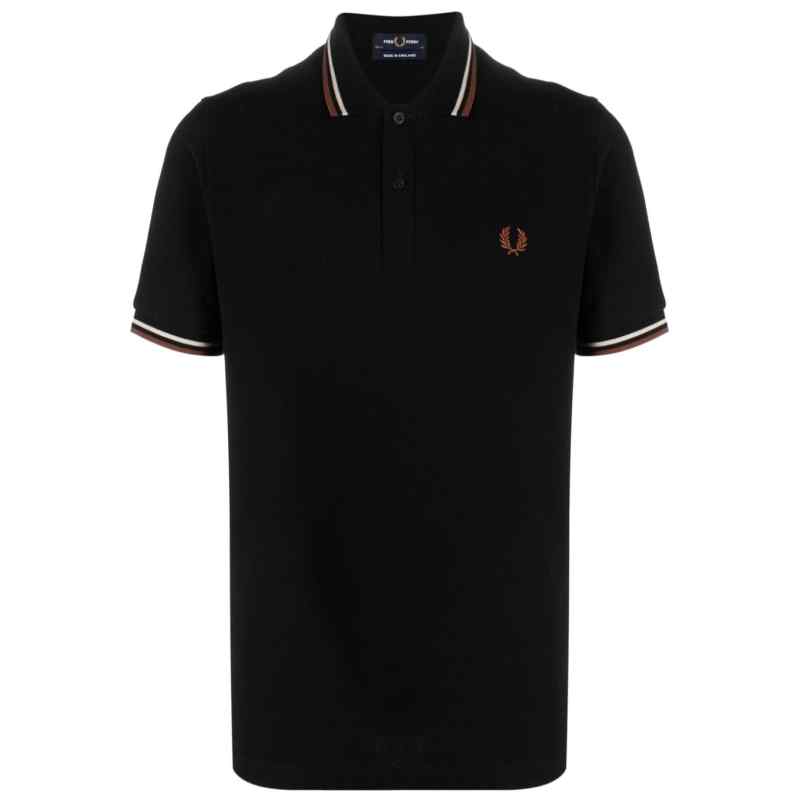 110178679-fw23-fredperry-m12t24 Fred Perry T-shirts and Polos Black