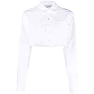 Coperni Cropped cotton shirt