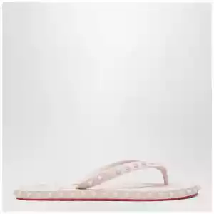 Christian Louboutin Super Loubi Flip-Flops milk coloured