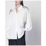 Dries Van Noten White oversized shirt with Firework embroidery