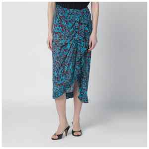 Dries Van Noten Midi skirt with gathered detail