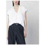 Dries Van Noten White V-neck T-shirt