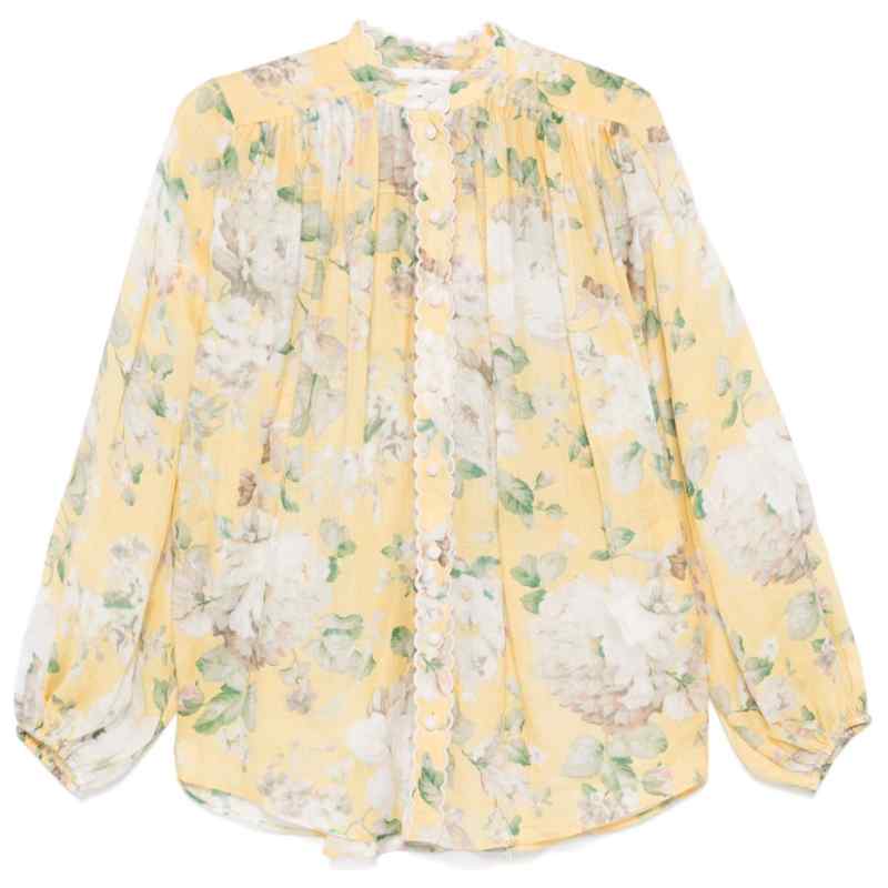 Zimmermann Acacia Scalloped Shirt