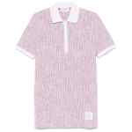 Thom Browne Appliquéd striped cotton-blend tweed mini dress