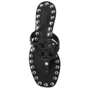 Tory Burch Studded Miller Patent flat sandals