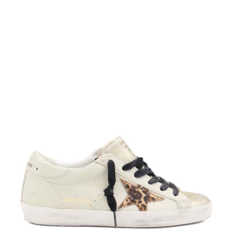 Golden Goose Super-Star glittered sneakers