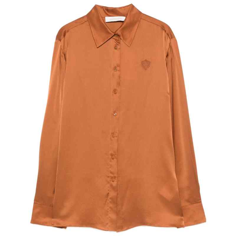 Zimmermann Embroidered silk shirt