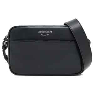 Emporio Armani zip fastening logo print front pocket