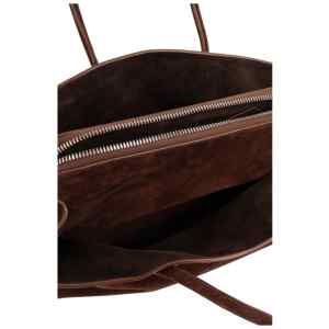 The Attico ''La Passeggiata Medium'' Light Chocolate Top Handle