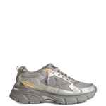 Golden Goose Stardan in white leather and glitter