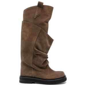 The Attico ''Robin Passeggiata'' brown combat boot