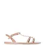 Valentino Garavani Rockstud Flat Rubber Sandals