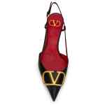 Valentino Garavani Vlogo Signature Slingback Décolleté In Calfskin 40mm
