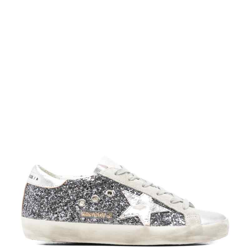 Golden Goose Super Star Women's with glitter