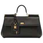 Dolce & Gabbana-MY SICILY HANDBAG IN PLONGÉ CALFSKIN