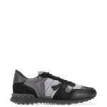 Valentino Garavani Rockrunner Camouflage Sneaker In Fabric-Mesh