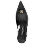 Dolce & Gabbana-DG Lollo leather slingback pumps