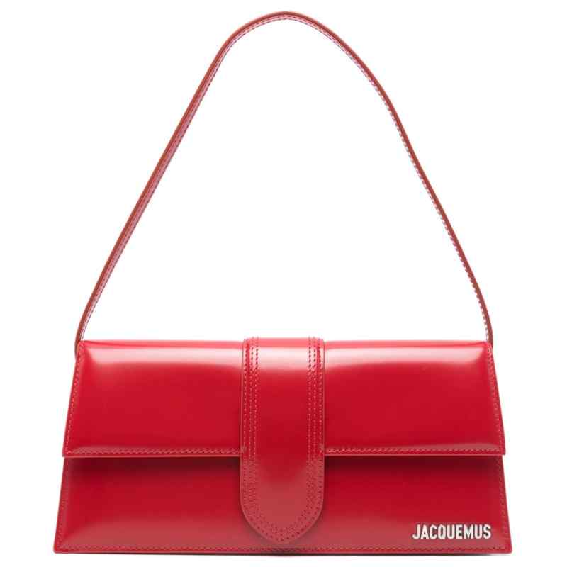Jacquemus Le Bambino long leather shoulder bag