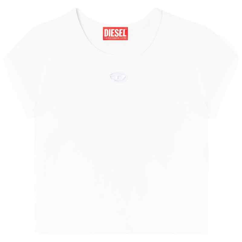 Diesel T-Angie logo-embroidery T-shirt