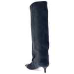 Diesel D-Venus-Slouchy knee-high boot in denim