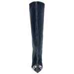 Diesel D-Venus-Slouchy knee-high boot in denim