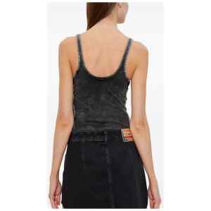 Diesel Phoebe-Dnm logo-appliqué bodysuit