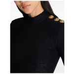 Balmain monogram high-neck top