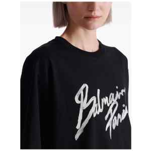Balmain Boxy T-shirt with Brush print