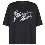 Balmain Boxy T-shirt with Brush print
