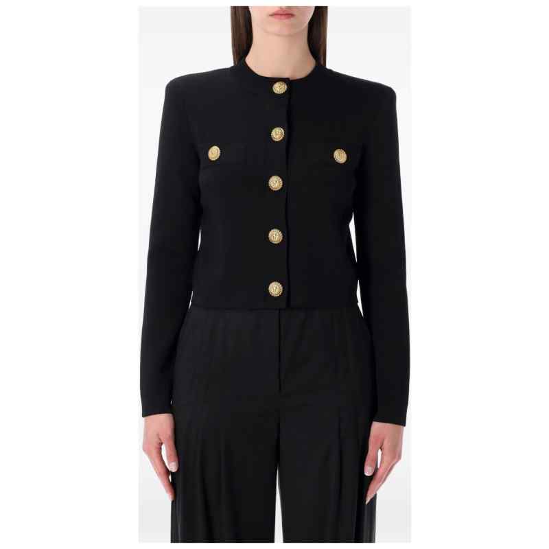 Balmain Buttoned crewneck cardigan