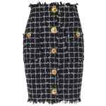 Balmain Tweed pencil skirt with buttons