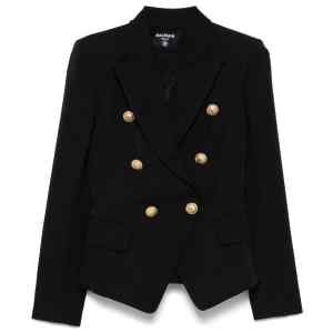 Balmain Double-Breasted Wool Blazer