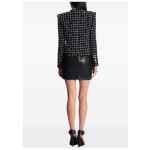Balmain Frayed Button cropped Tweed Jacket