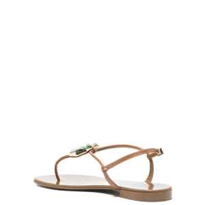 Giuseppe Zanotti Atlantide buckle-embellished thong sandals.