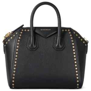 Givenchy Mini Antigona Bag In Box Leather With Studs Detail