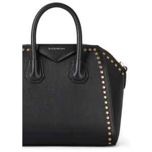 Givenchy Mini Antigona Bag In Box Leather With Studs Detail