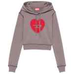 Diesel Heart Cotton Hoodie