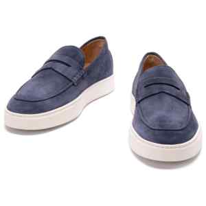 Tod's suede leather loafers