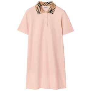 Burberry Check collar cotton dress
