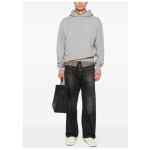 Burberry Check motif cotton hoodie