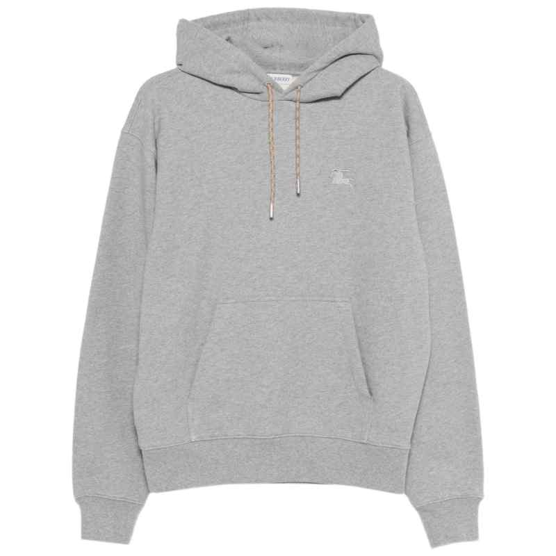 Burberry Check motif cotton hoodie