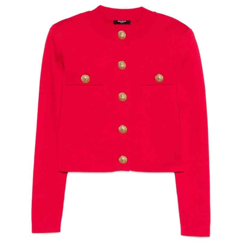 Balmain Sweaters Fuchsia, theFeinheit