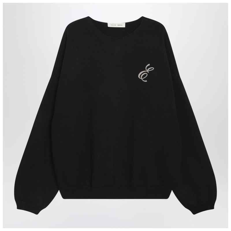 Fear of God Essentials Black nylon-wool blend sweater, theFeinheit