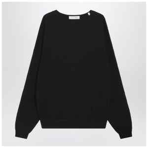 Fear of God Essentials Black waffle-knit sweatshirt
