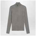 Fear of God Essentials Ribbed grey zip cardigan