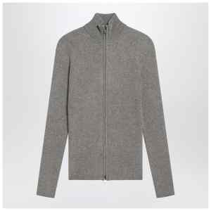 Fear of God Essentials Ribbed grey zip cardigan