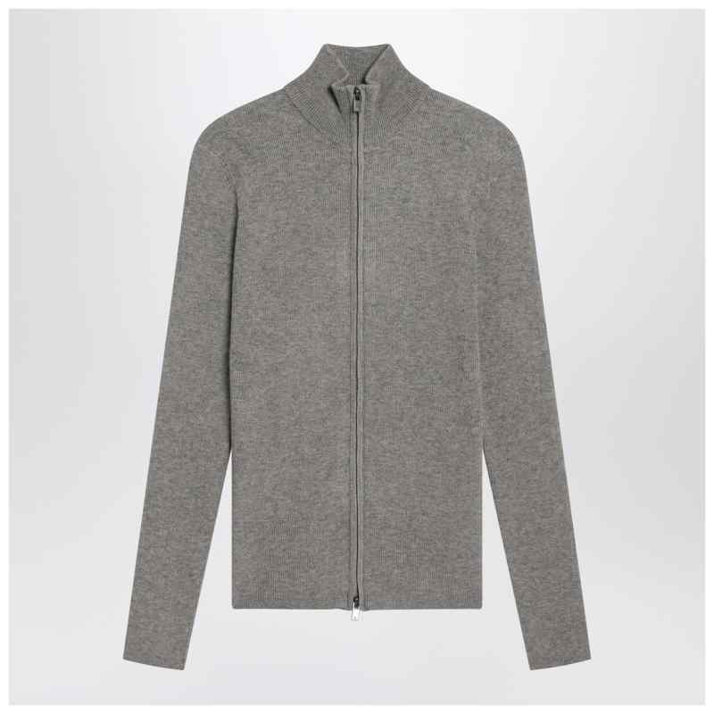Fear of God Essentials Ribbed grey zip cardigan, theFeinheit